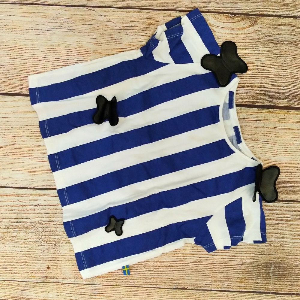 The Brand butterfly stripe top sz 2T